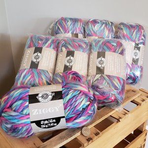 Acrylic Bulky Soft Yarn Multi Pink Blue Purple lot